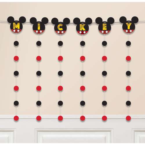 Mickey Mouse Hanging Banner String Decorations - Click Image to Close